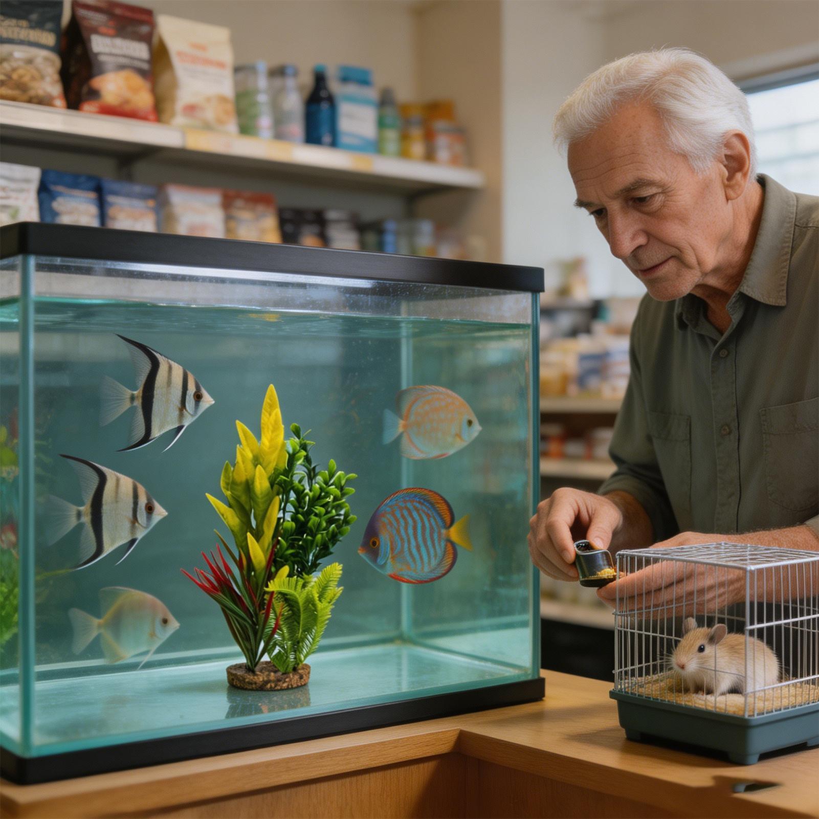 Planted Aquarium For Beginners - Piante Artificiali per Acquario, Decorazioni per