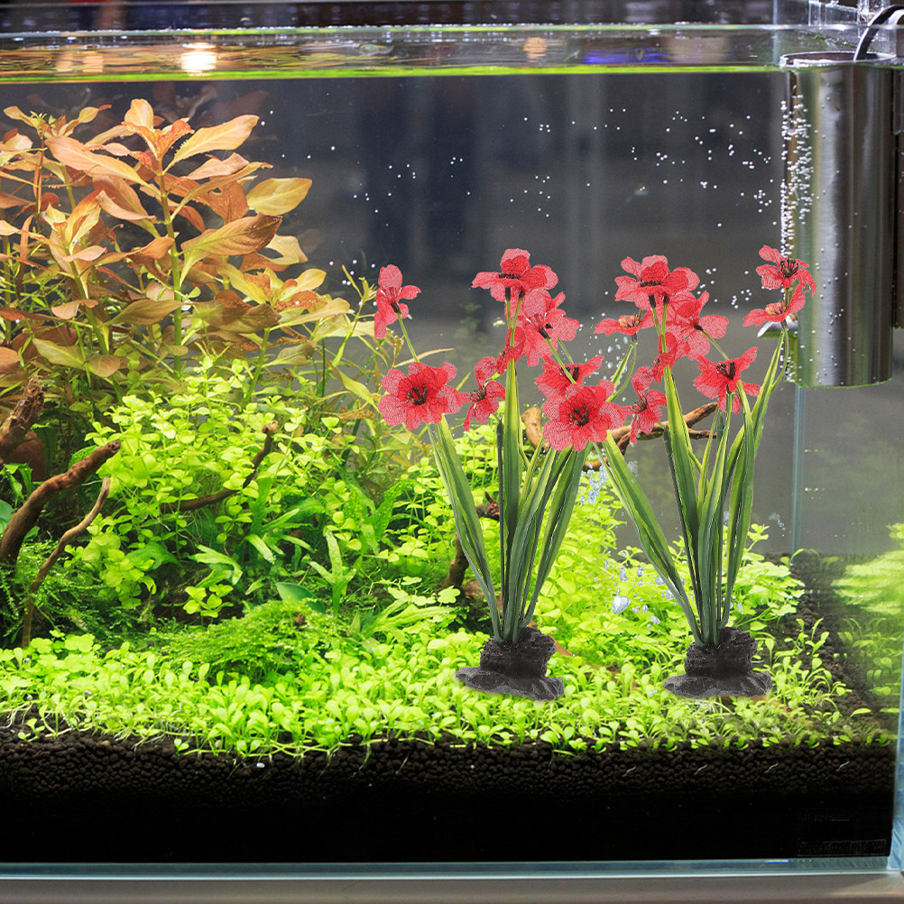 Planted Aquarium For Beginners - 3 pezzi di decorazioni realistiche per