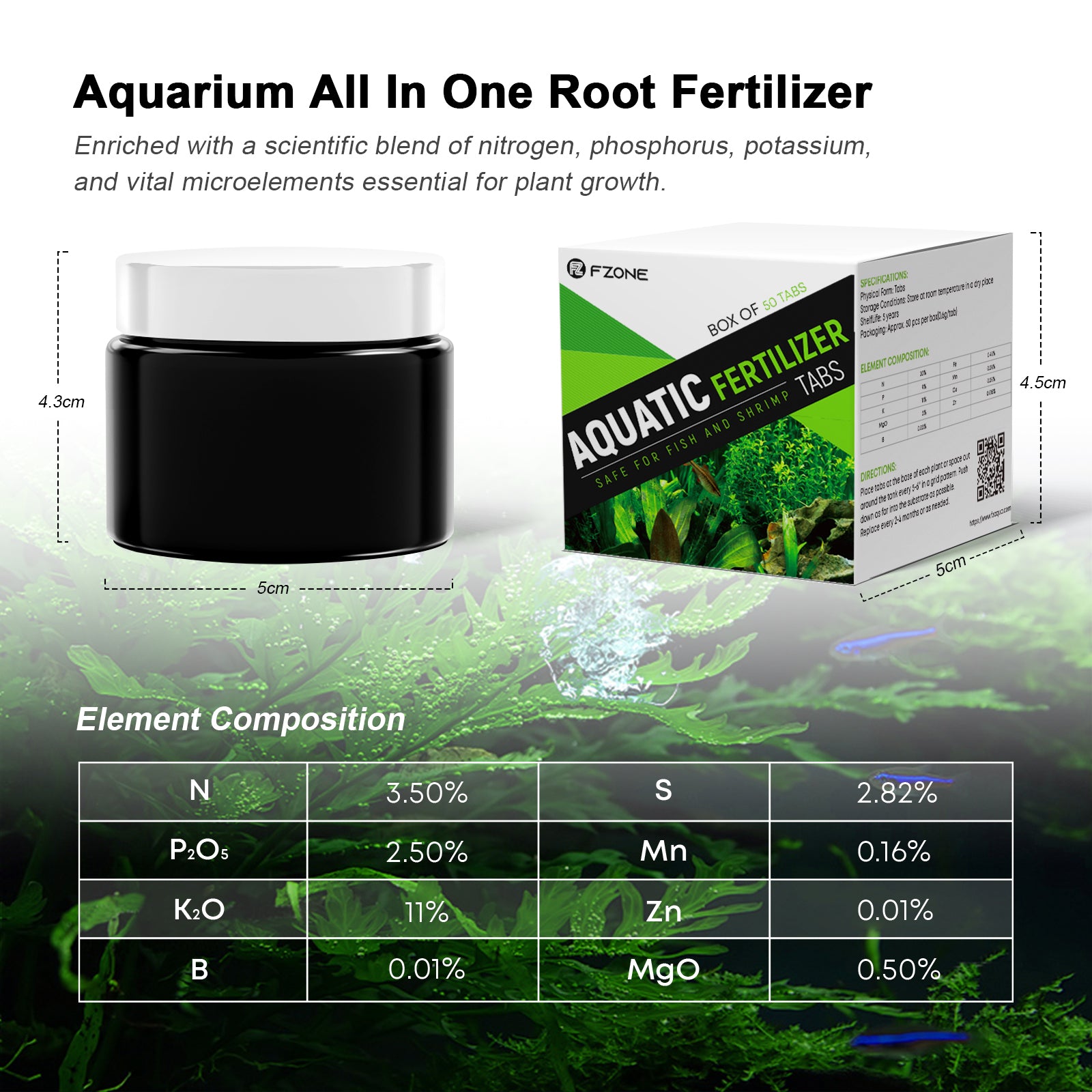 FZONE Pastiglie per Radici Acq - Aquarium Plant Root Fertilizer recensione e prezzo