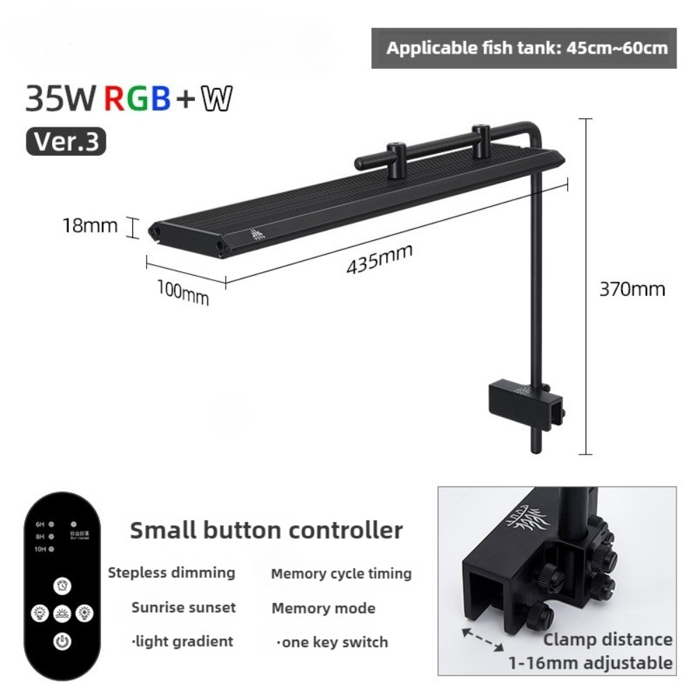 Luce per acquario a LED Alba L - Planted Aquarium Cycling recensione e prezzo